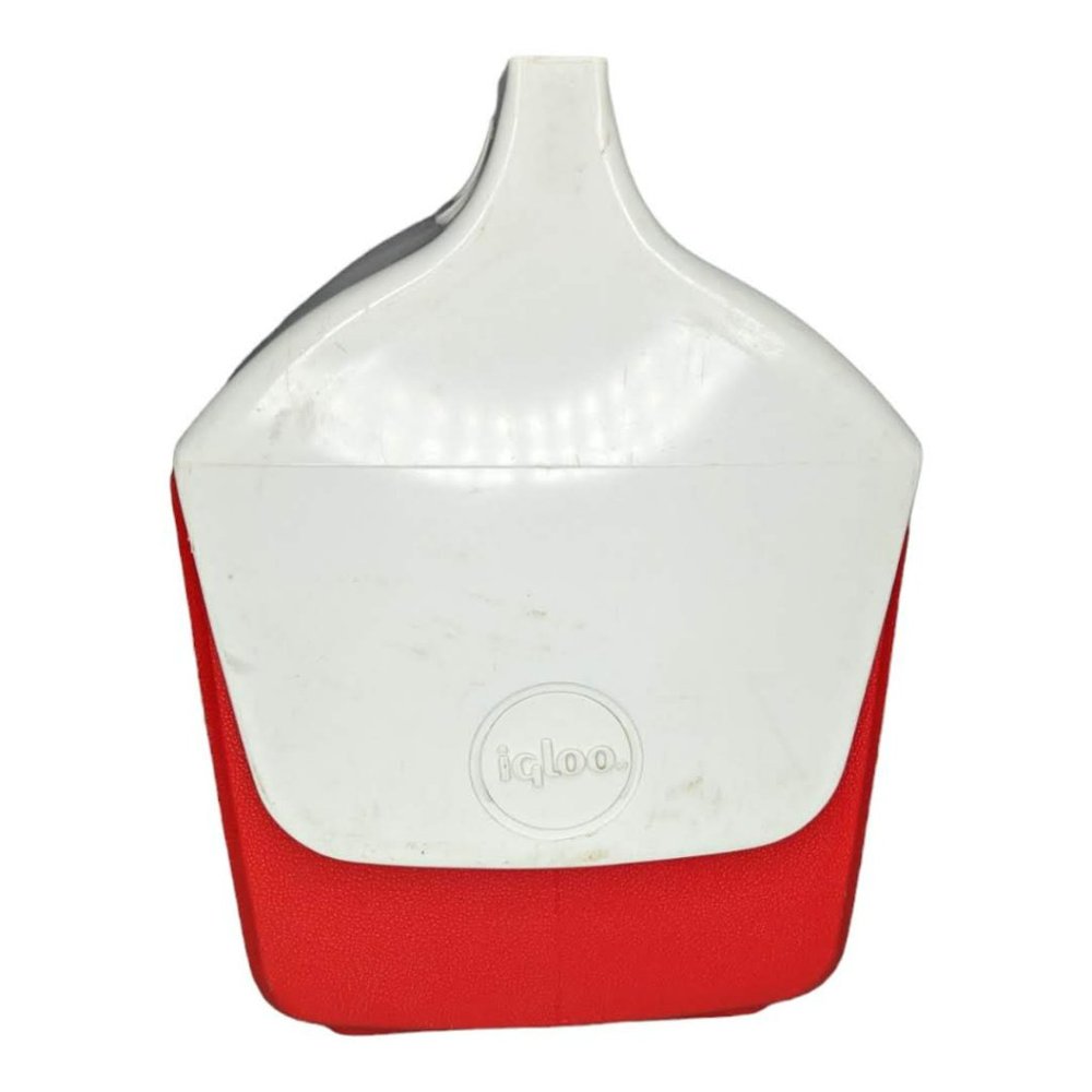 Vintage Igloo Little Playmate Red & White Cooler - Picture 2 of 11